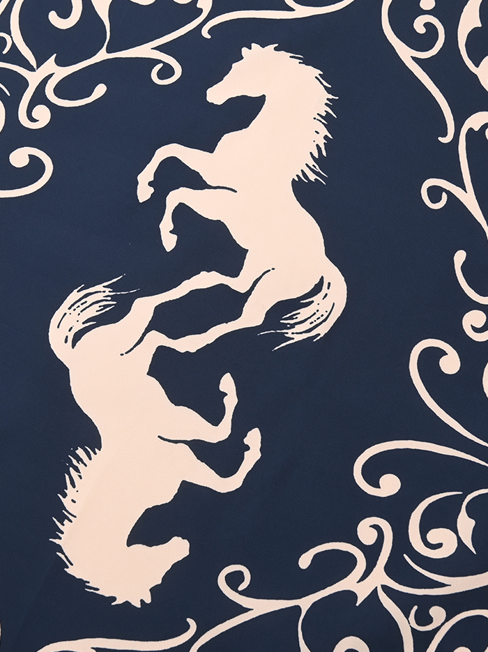 Poise Navy Scarf