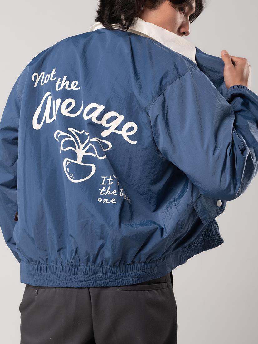Ave Blue Nylon Jacket
