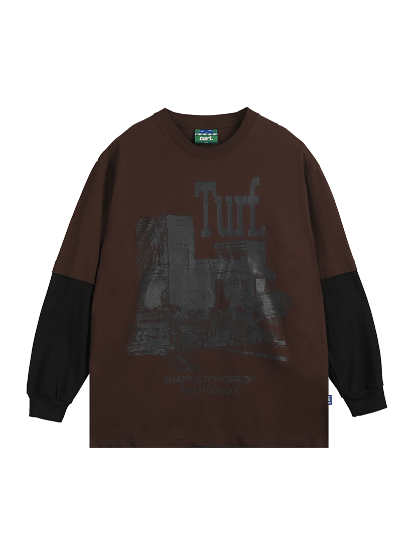 Ruin Brown Black Longsleeve