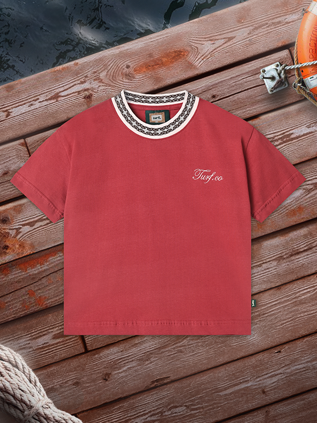 Harbor Garnet Red Baby Tee