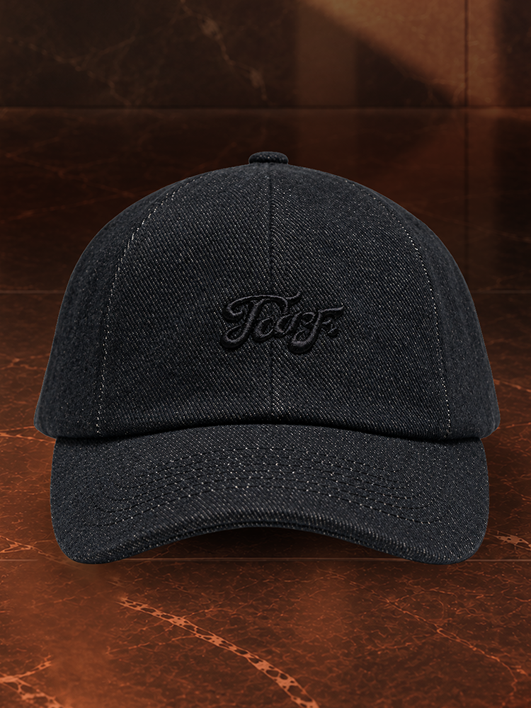 Voire Black Denim Cap