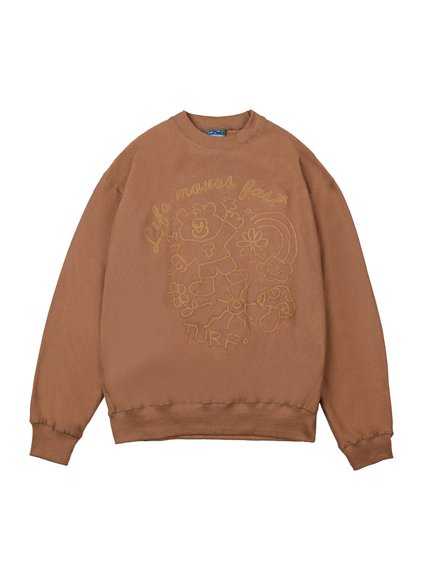 Moves Brown Sweatshirt