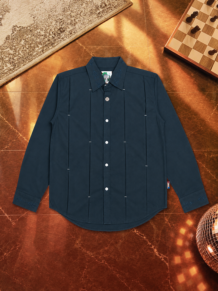 Heirloom Navy Long Shirts