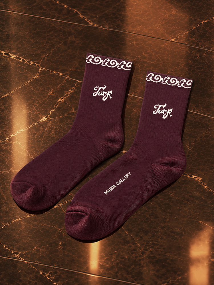 Regent Burgundy Socks
