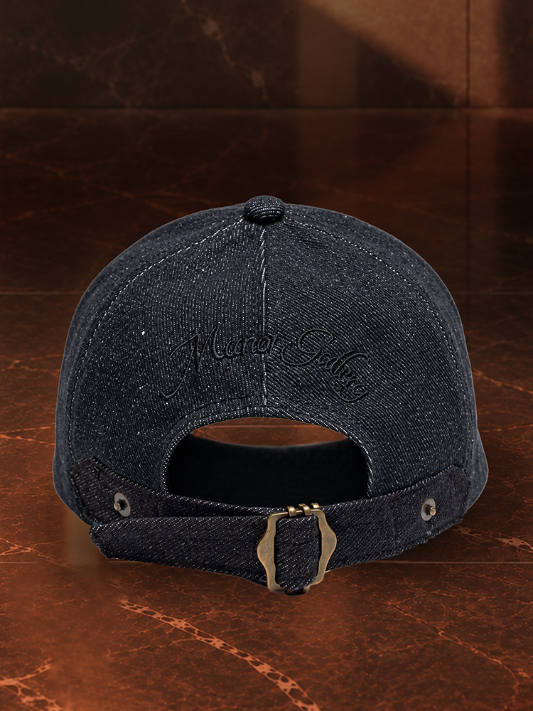 Voire Black Denim Cap