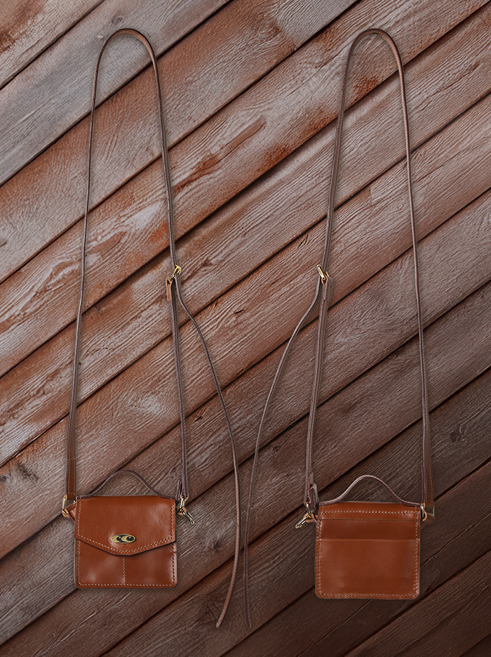 Navale Mini Crossbody Bag Brown