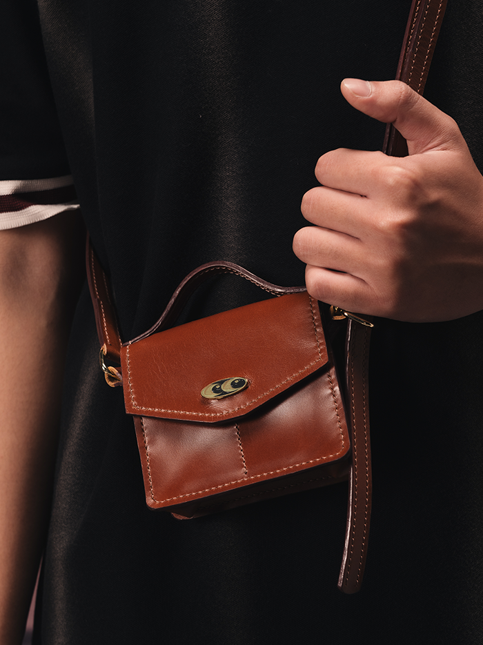 Navale Mini Crossbody Bag Brown