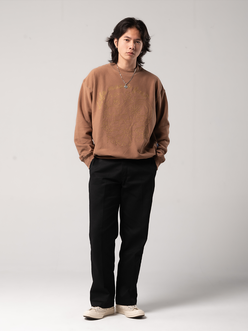 Moves Brown Sweatshirt