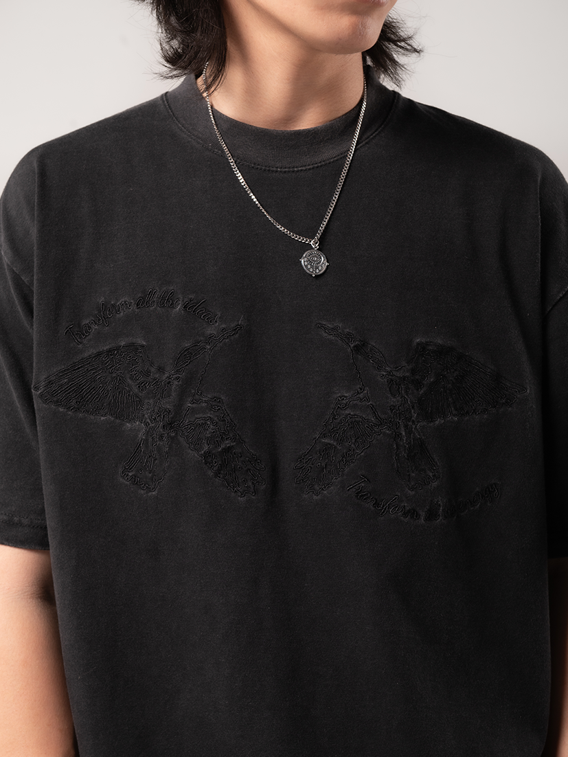 Transform Black Washed T-Shirt