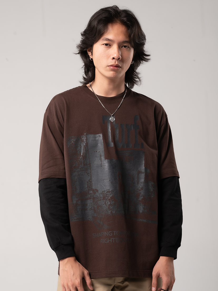 Ruin Brown Black Longsleeve