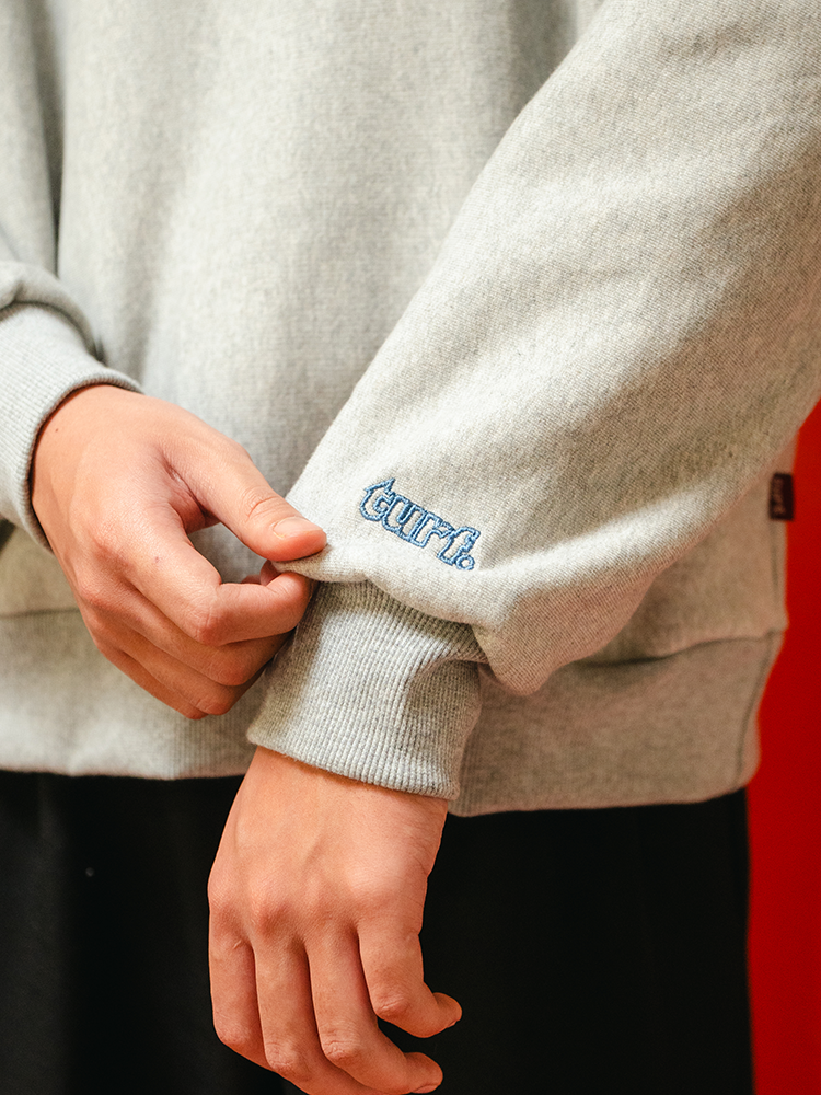 Court Misty Grey Half-Zip