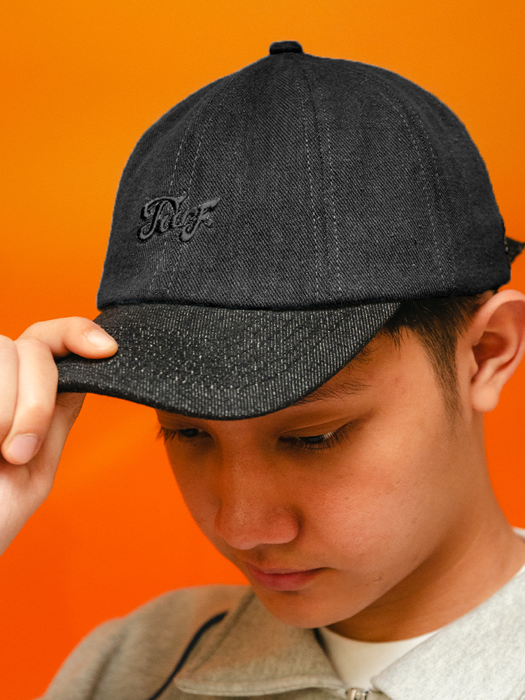 Voire Black Denim Cap