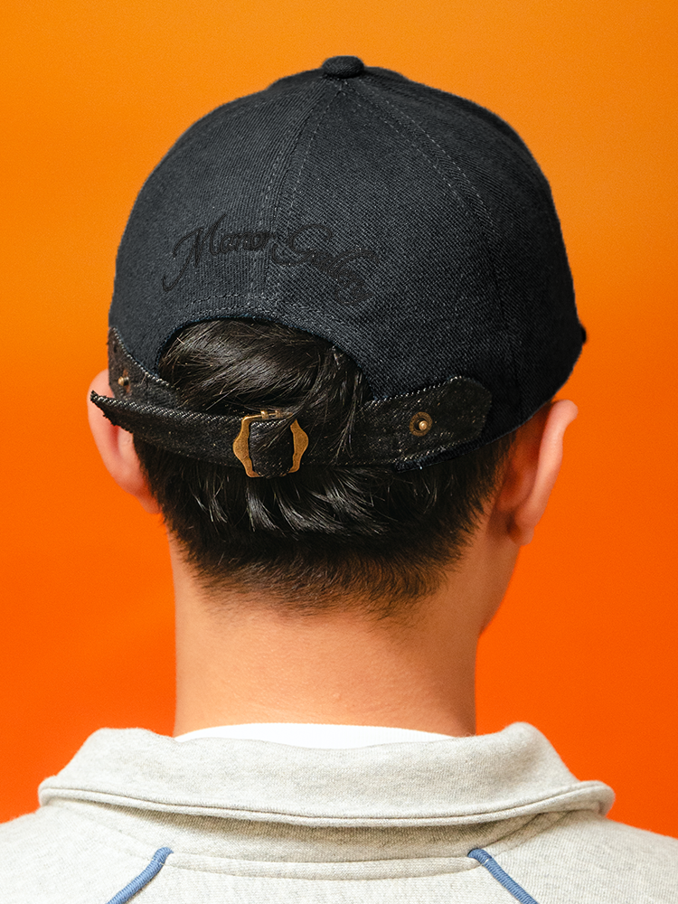 Voire Black Denim Cap