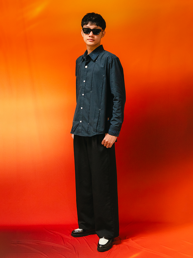 Heirloom Navy Long Shirts