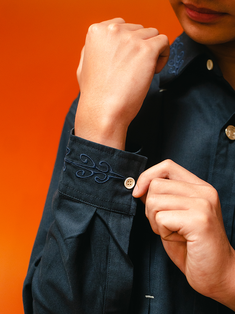 Heirloom Navy Long Shirts