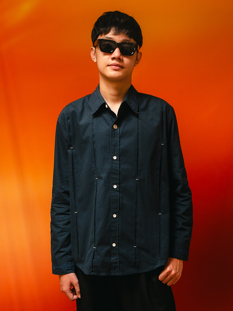 Heirloom Navy Long Shirts