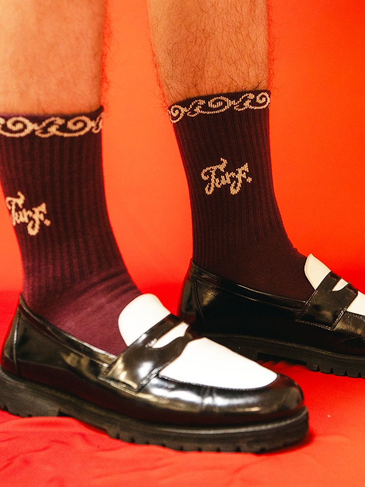 Regent Burgundy Socks